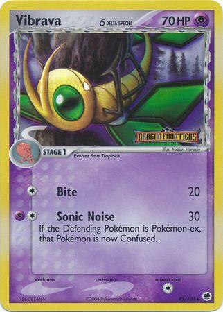 Vibrava (42/101) (Delta Species) (Stamped) [EX: Dragon Frontiers] (Online Only)