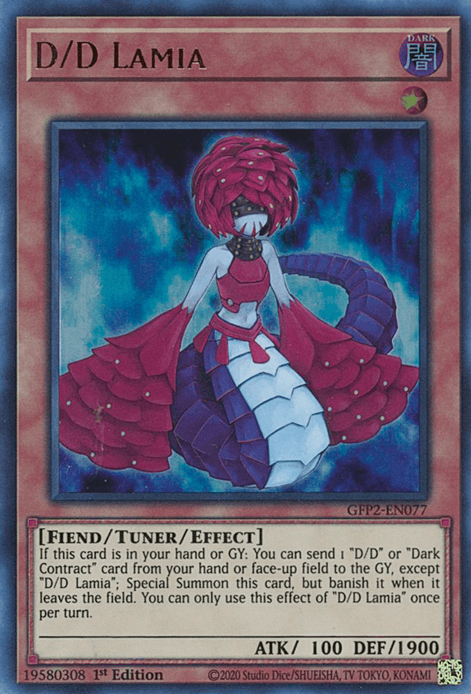 D/D Lamia [GFP2-EN077] Ultra Rare (ONLINE ORDER ONLY)