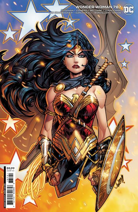 WONDER WOMAN #787 CVR B JONBOY MEYERS CARD STOCK VAR (05/11/2022) (ONLINE ORDER ONLY)