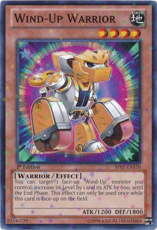 Wind-Up Warrior [BP01-EN170] Starfoil Rare (ONLINE ORDER ONLY)