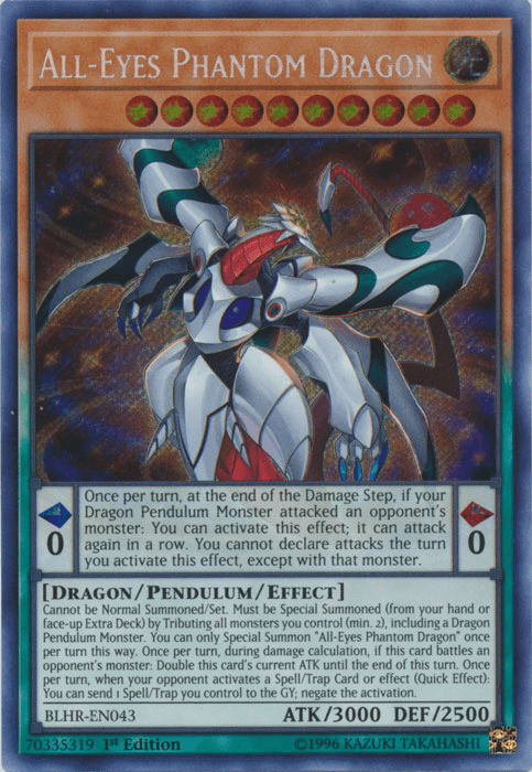 All-Eyes Phantom Dragon [BLHR-EN043] Secret Rare (ONLINE ORDER ONLY)