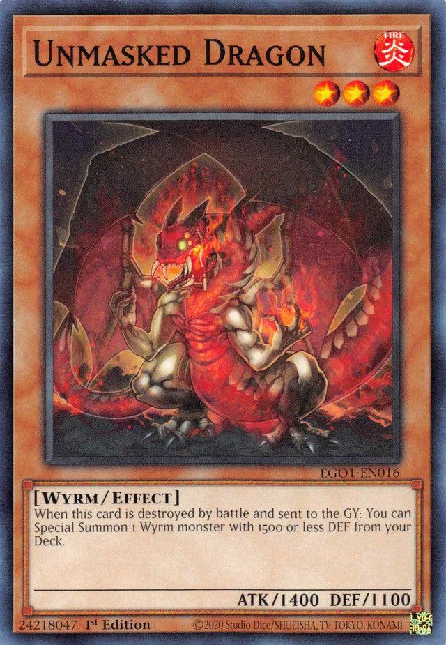 Unmasked Dragon [EGO1-EN016] Common (ONLINE ORDER ONLY)