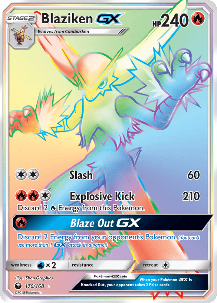 Blaziken GX (170/168) [Sun & Moon: Celestial Storm] (Online Only)