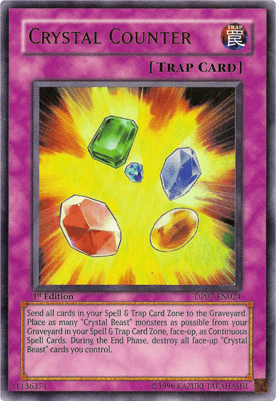 Crystal Counter [DP07-EN024] Ultra Rare (ONLINE ORDER ONLY)