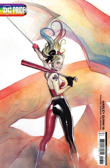 Harley Quinn #16 C Olivier Coipel Pride Month Card Stock Variant GGA (06/28/2022) Dc (ONLINE ORDER ONLY)