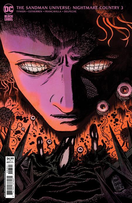 Sandman Universe Nightmare Country #3 B Francesco Francavilla Card Stock Variant (Mr) (06/14/2022) Dc (ONLINE ORDER ONLY)