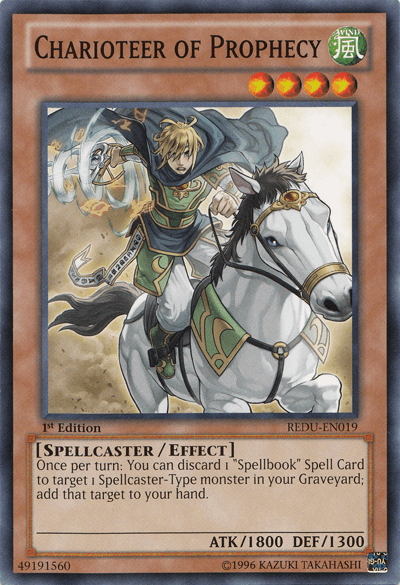 Charioteer of Prophecy [REDU-EN019] Common (ONLINE ORDER ONLY)