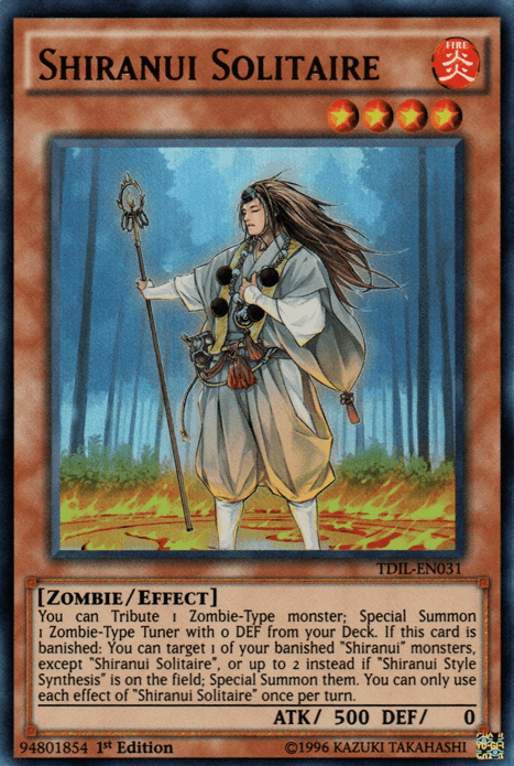 Shiranui Solitaire [TDIL-EN031] Ultra Rare (ONLINE ORDER ONLY)