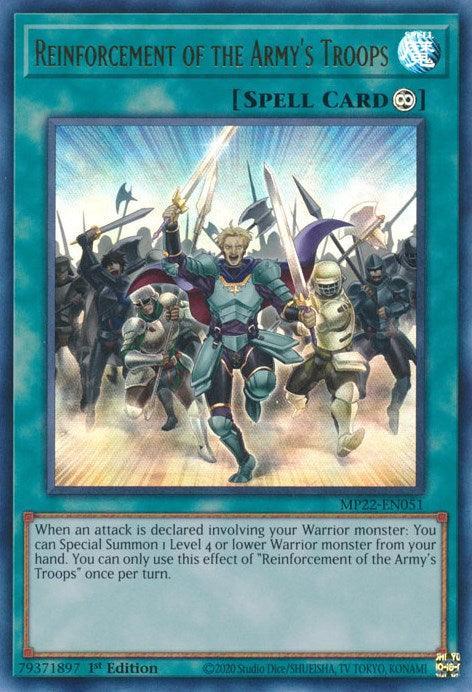 Reinforcement of the Armys Troops [MP22-EN051] Ultra Rare (ONLINE ORDER ONLY)