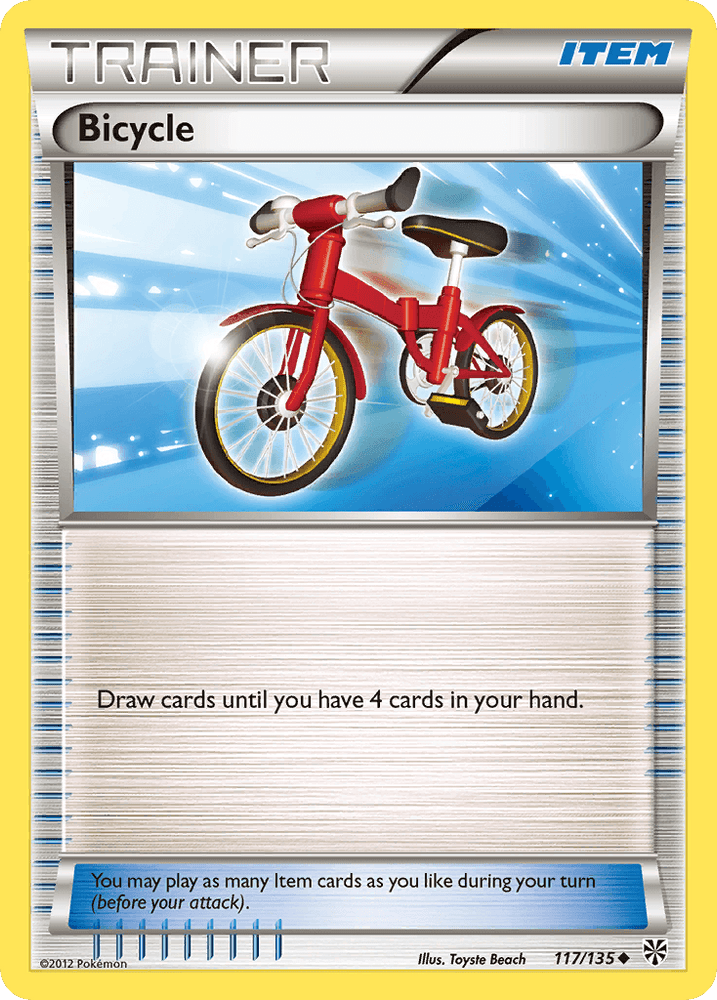 Bicycle (117/135) [Black & White: Plasma Storm] (Online Only)