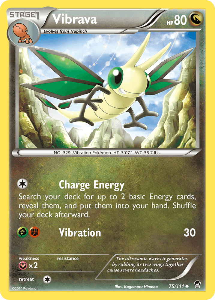 Vibrava (75/111) [XY: Furious Fists] (Online Only)