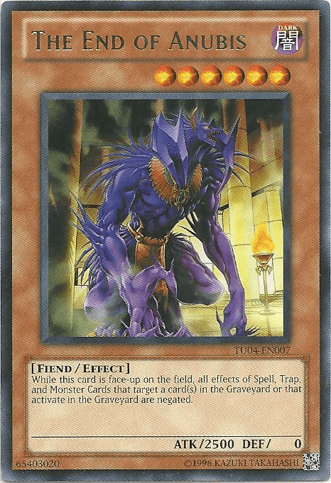 The End of Anubis [TU04-EN007] Rare (ONLINE ORDER ONLY)