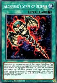 Archfiend's Staff of Despair [BLVO-EN063] Common (ONLINE ORDER ONLY)