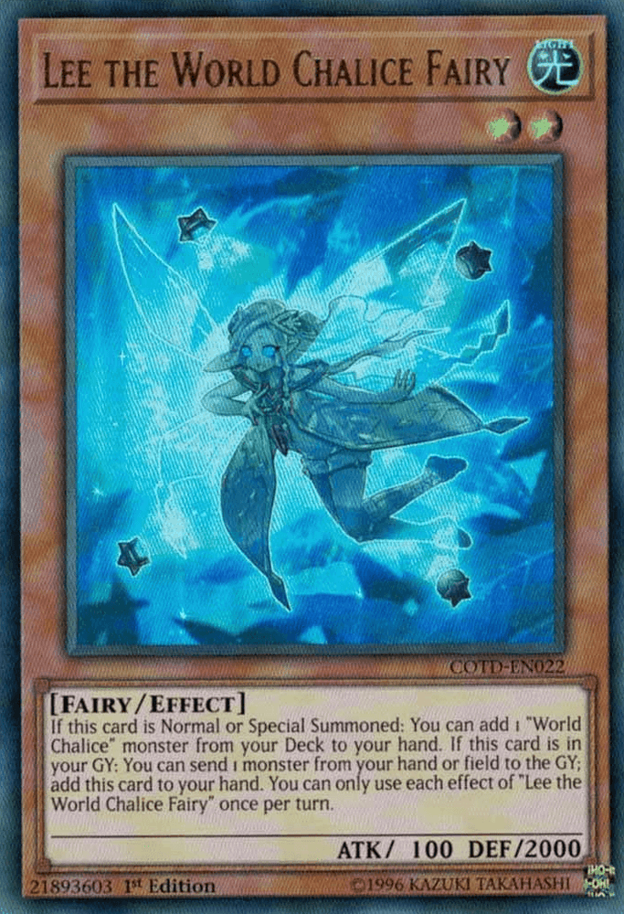 Lee the World Chalice Fairy [COTD-EN022] Ultra Rare (ONLINE ORDER ONLY)