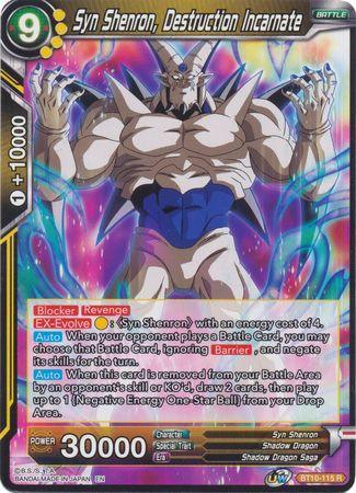 Syn Shenron, Destruction Incarnate (BT10-115) [Rise of the Unison Warrior 2nd Edition] (ONLINE ORDER ONLY)