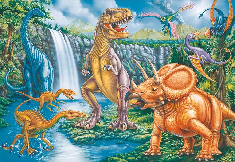 Puzzle: Dino Falls