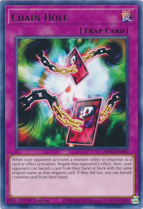 Chain Hole [MP20-EN083] Rare (ONLINE ORDER ONLY)