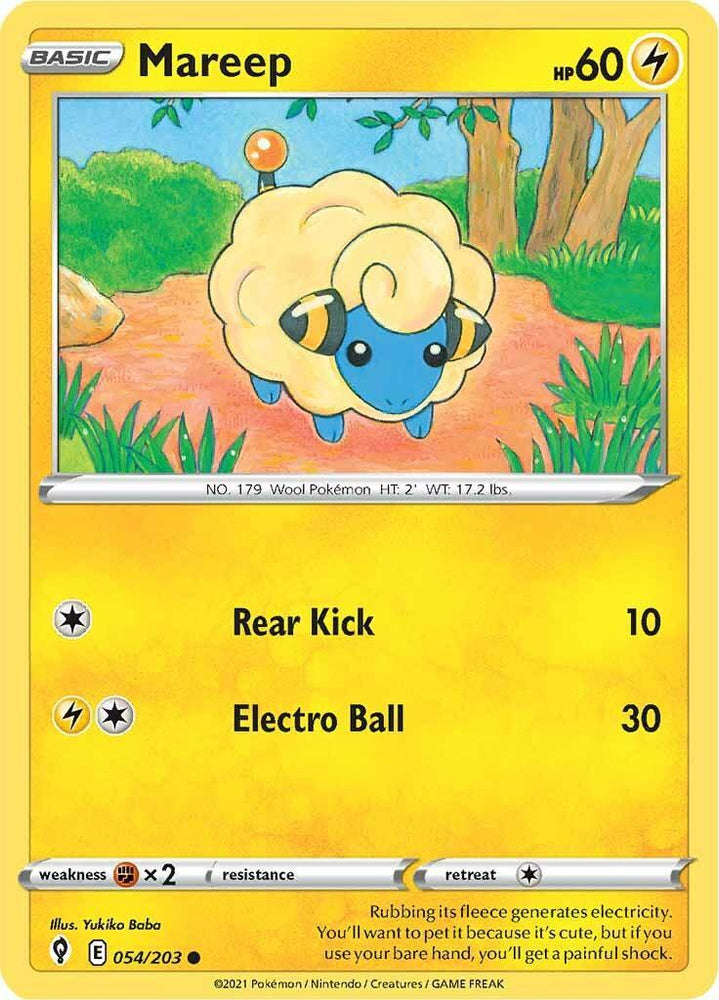 Mareep (054/203) [Sword & Shield: Evolving Skies] (Online Only)