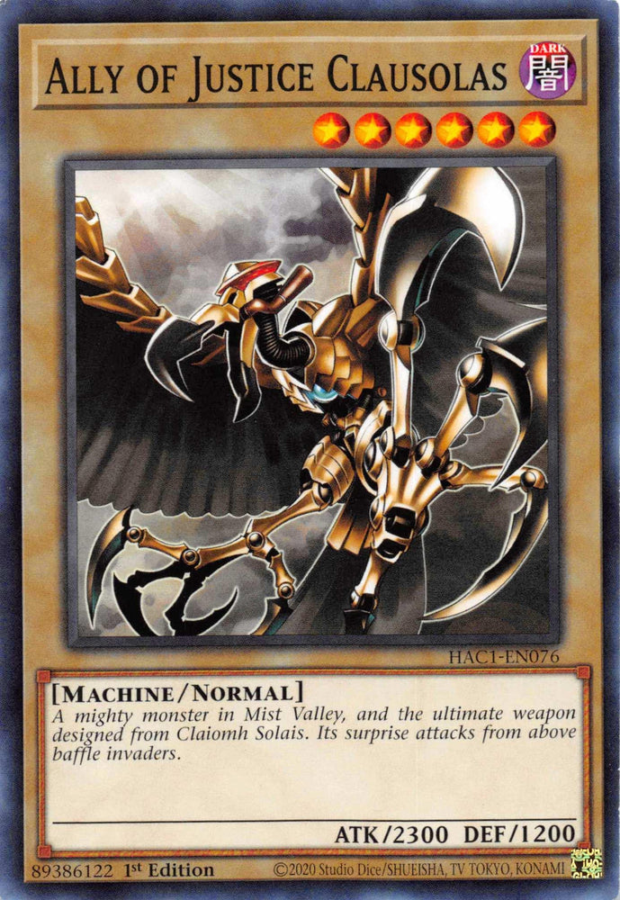 Ally of Justice Clausolas [HAC1-EN076] Common (ONLINE ORDER ONLY)