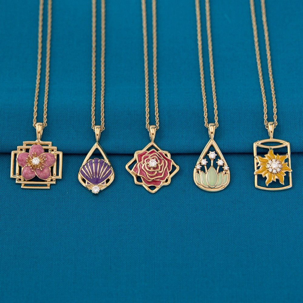 Disney X RockLove MULAN Mulan Keepsake Necklace (ONLINE ORDER ONLY)