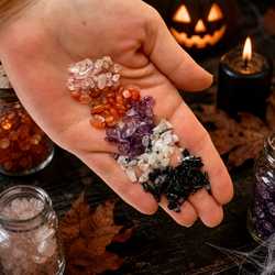 Bulk Crystal Chips, 1 Lb, Rose Quartz, Amethyst, Smoky Quartz, Carnelian, Labradorite, Citrine, Rainbow Moonstone, Black Tourmaline Chips