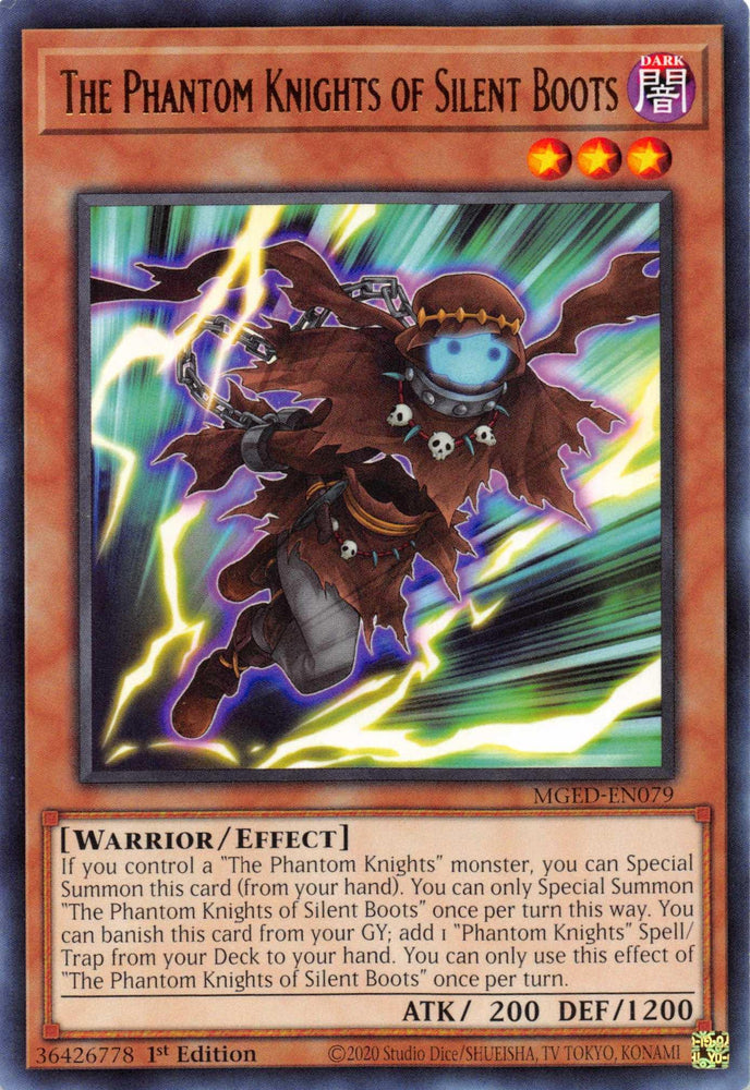 The Phantom Knights of Silent Boots [MGED-EN079] Rare (ONLINE ORDER ONLY)