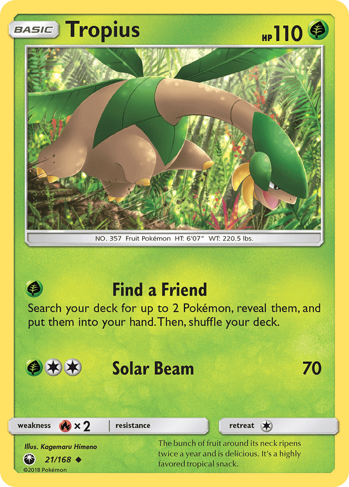 Tropius (21/168) [Sun & Moon: Celestial Storm] (Online Only)