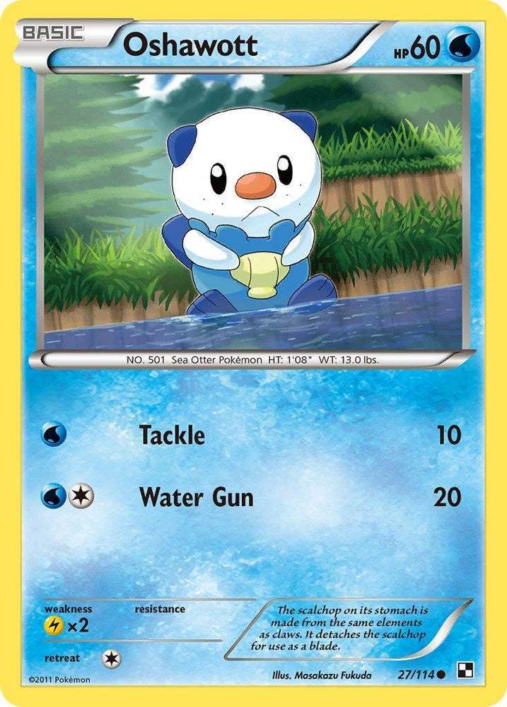 Oshawott (27/114) [Alternate Art Promos] (Online Only)