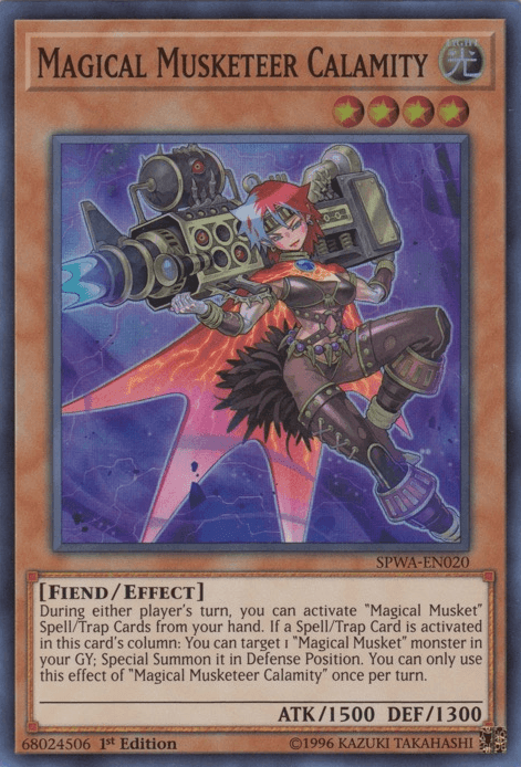Magical Musketeer Calamity [SPWA-EN020] Super Rare (ONLINE ORDER ONLY)