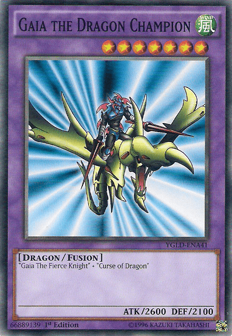Gaia the Dragon Champion [YGLD-ENA41] Common (ONLINE ORDER ONLY)