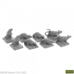 Bones Dungeon Dwellers: Dire Rats (8)
