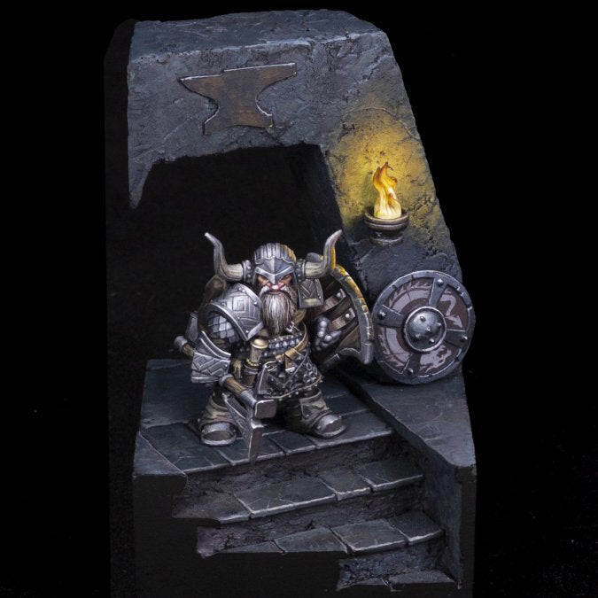 Bones Dungeon Dwellers: Dromn Ironsworn, Dwarf Warrior