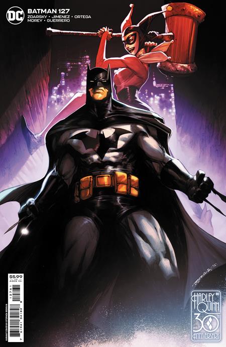 BATMAN #127 CVR D STEPHEN SEGOVIA HARLEY QUINN 30TH ANNIVERSARY CARD STOCK VAR (09/07/2022) (ONLINE ORDER ONLY)
