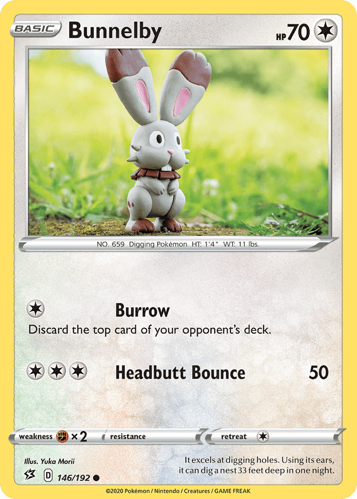 Bunnelby (146/192) [Sword & Shield: Rebel Clash] (Online Only)