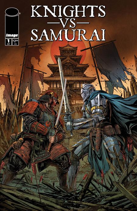 Knights Vs Samurai #1 A Raymond Gay David Dastmalchian (09/25/2024) Image (ONLINE ORDER ONLY)