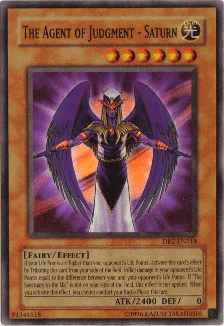 The Agent of Judgment - Saturn [DR2-EN118] Super Rare (ONLINE ORDER ONLY)