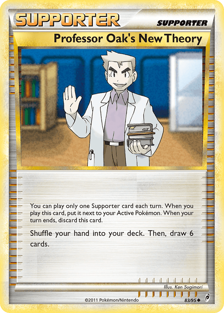 Professor Oak's New Theory (83/95) [HeartGold & SoulSilver: Call of Legends] (Online Only)