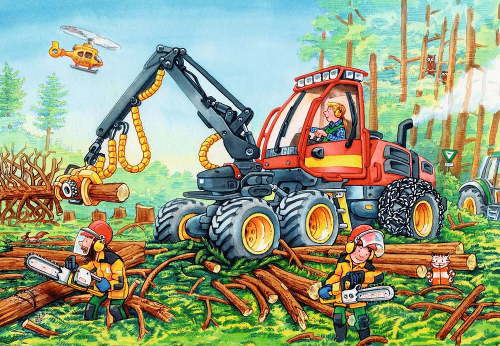 Puzzle: Diggers at Work