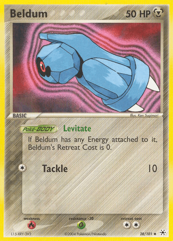 Beldum (28/101) [EX: Hidden Legends] (Online Only)