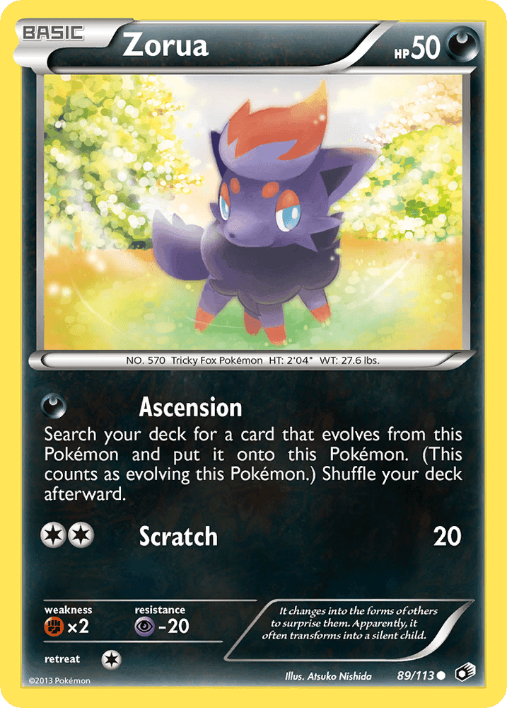Zorua (89/113) [Black & White: Legendary Treasures] (Online Only)