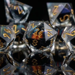 Rainbow Dragon Liquid Core Dice Set (ONLINE ORDER ONLY)