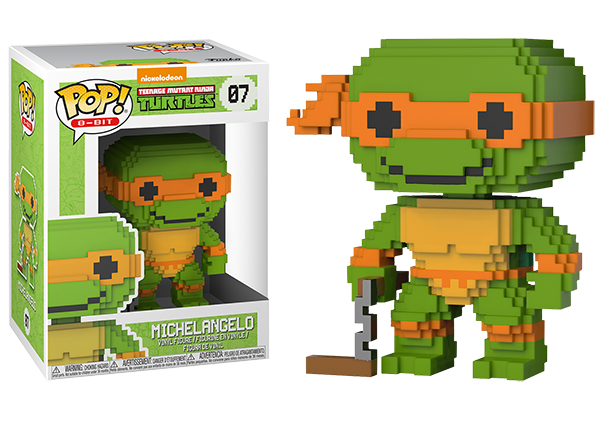 Michelangelo (8-Bit, Teenage Mutant Ninja Turtles) 07 (Online Order Only)