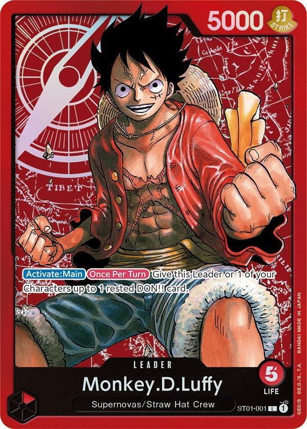 Monkey.D.Luffy (001) [Starter Deck: Straw Hat Crew] (ONLINE ORDER ONLY)