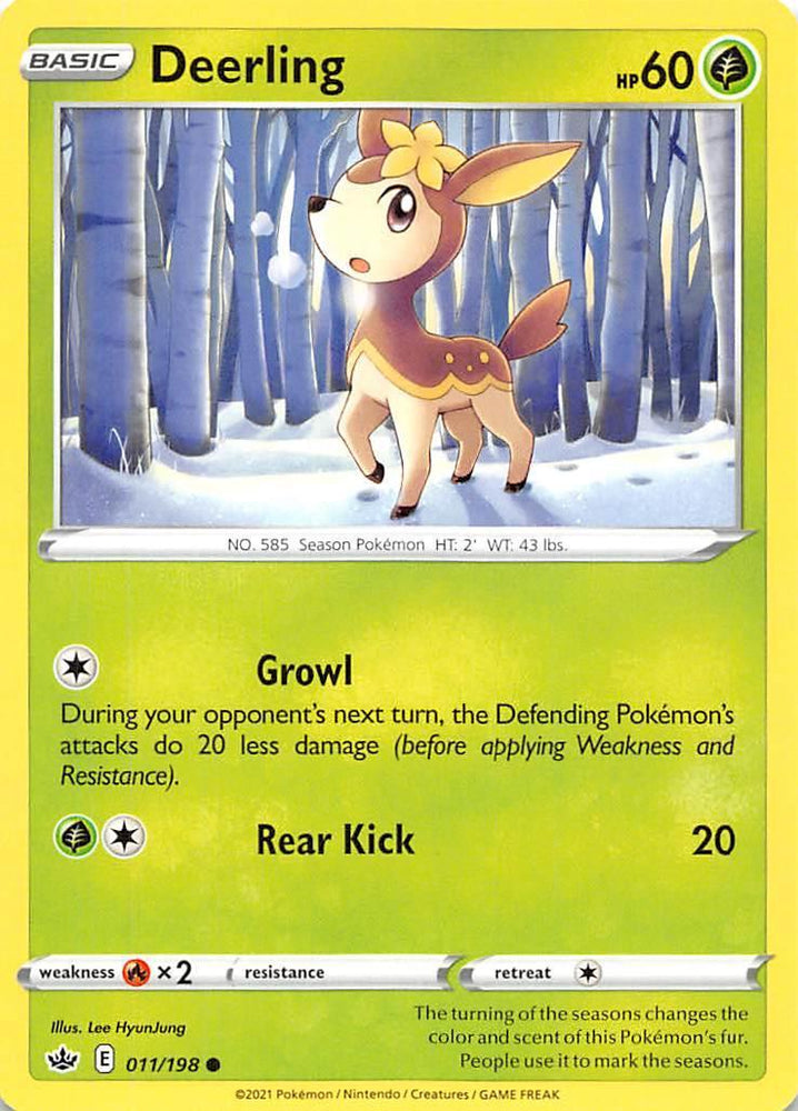 Deerling (011/198) [Sword & Shield: Chilling Reign] (Online Only)
