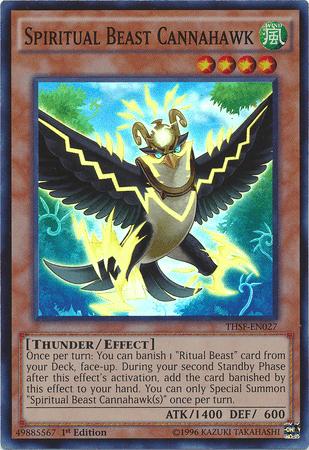 Spiritual Beast Cannahawk [THSF-EN027] Super Rare (ONLINE ORDER ONLY)