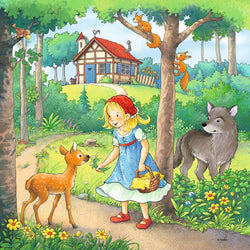 Puzzle: Rapunzel, Red Riding Hood, and The Frog Prince