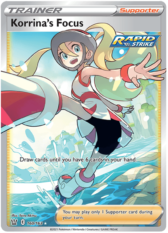 Korrina's Focus (160/163) [Sword & Shield: Battle Styles] (Online Only)