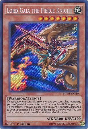 Lord Gaia the Fierce Knight [MVP1-ENS50] Secret Rare (ONLINE ORDER ONLY)