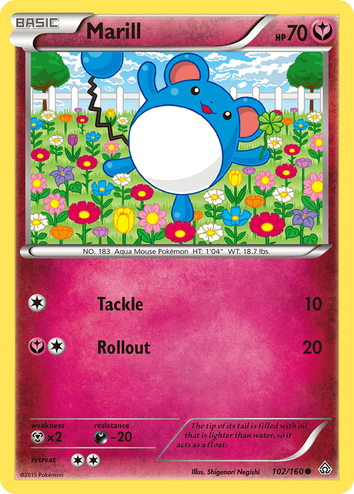 Marill (102/160) [XY: Primal Clash] (Online Only)