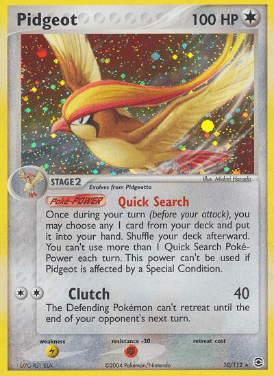 Pidgeot (10/112) [EX: FireRed & LeafGreen] (Online Only)